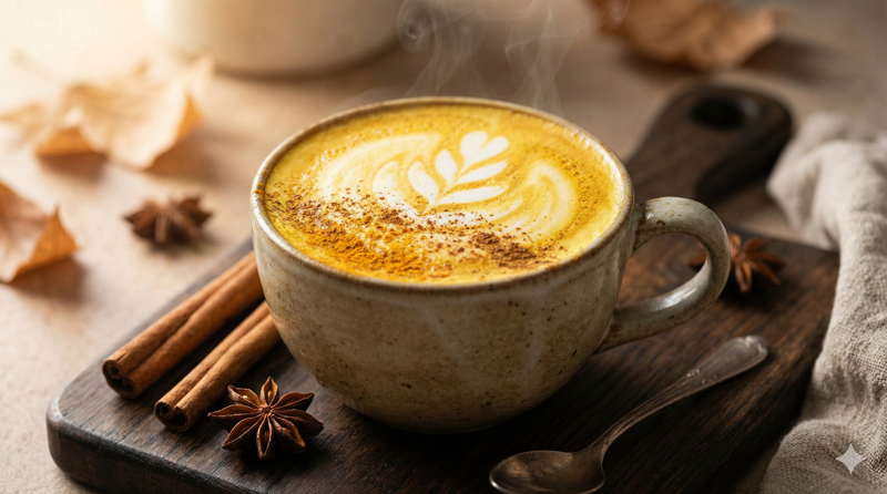 Manjal Paal - Turmeric Chai