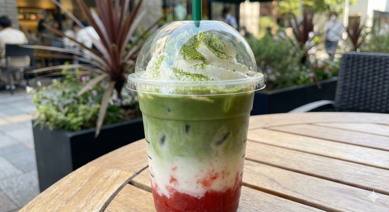 Iced Fruity Matcha