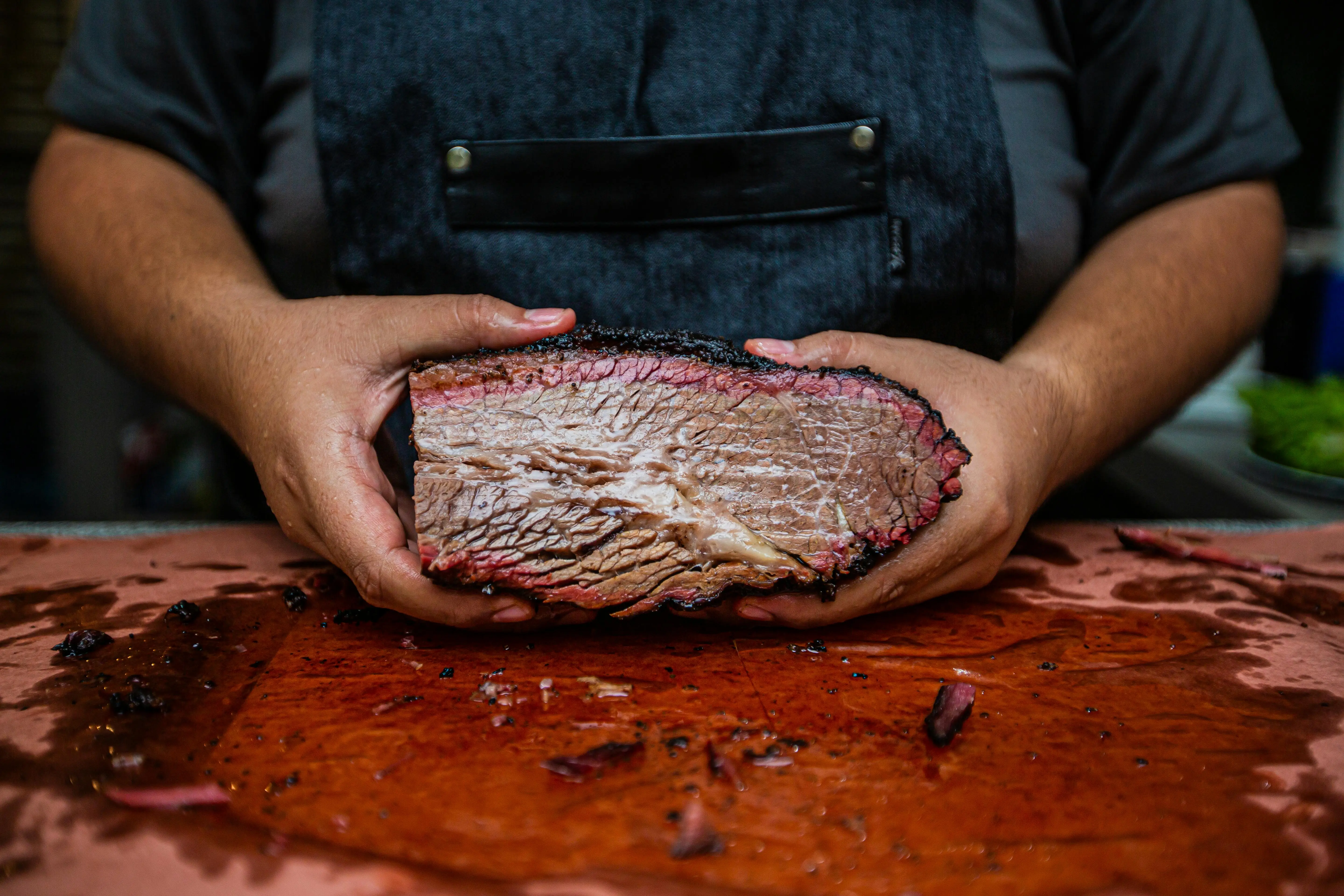 12-hour smoked brisket