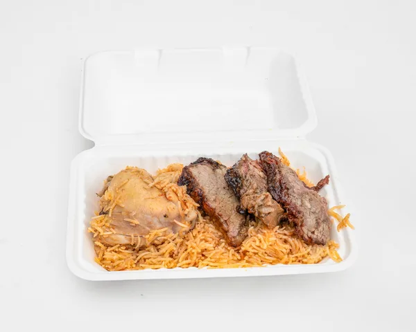 Mixed Briyani Box - 2 Meats